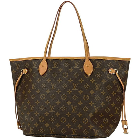 Louis Vuitton Handbags - Louis Vuitton Neverfull Shoulder Bag Shopping Tote Monogram Brown